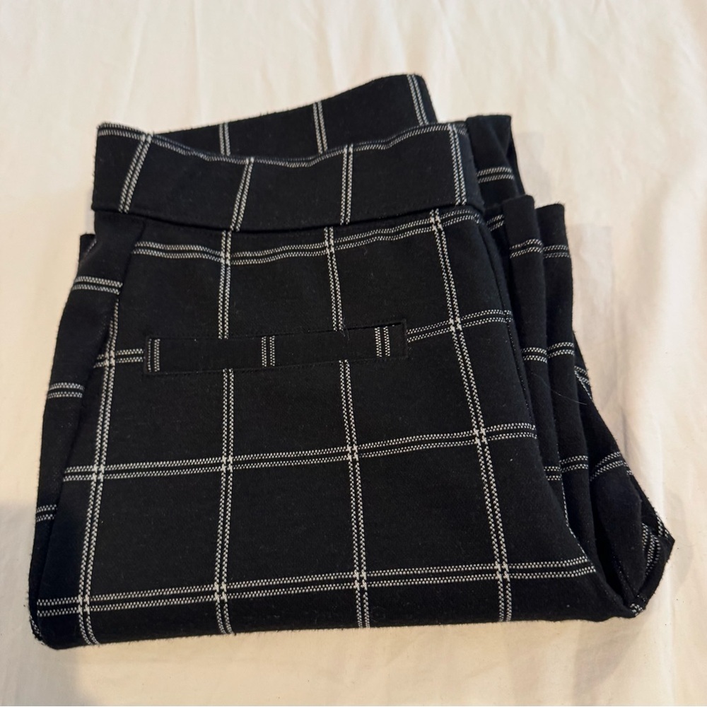 Abercrombie Kids Black and White Checkered Pants Size 11/12